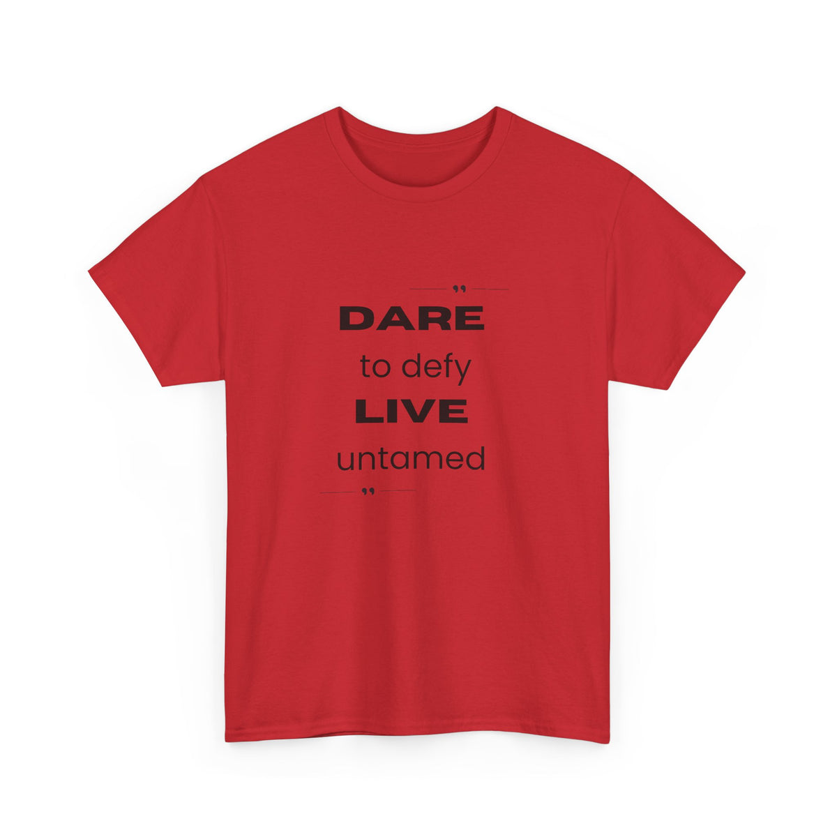 Dare to Defy Unisex Cotton Tee, Inspirational T-Shirt, for all Occasions