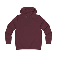 College Monogram Hoodie — Elegant 'PZ' Script Logo Pullover
