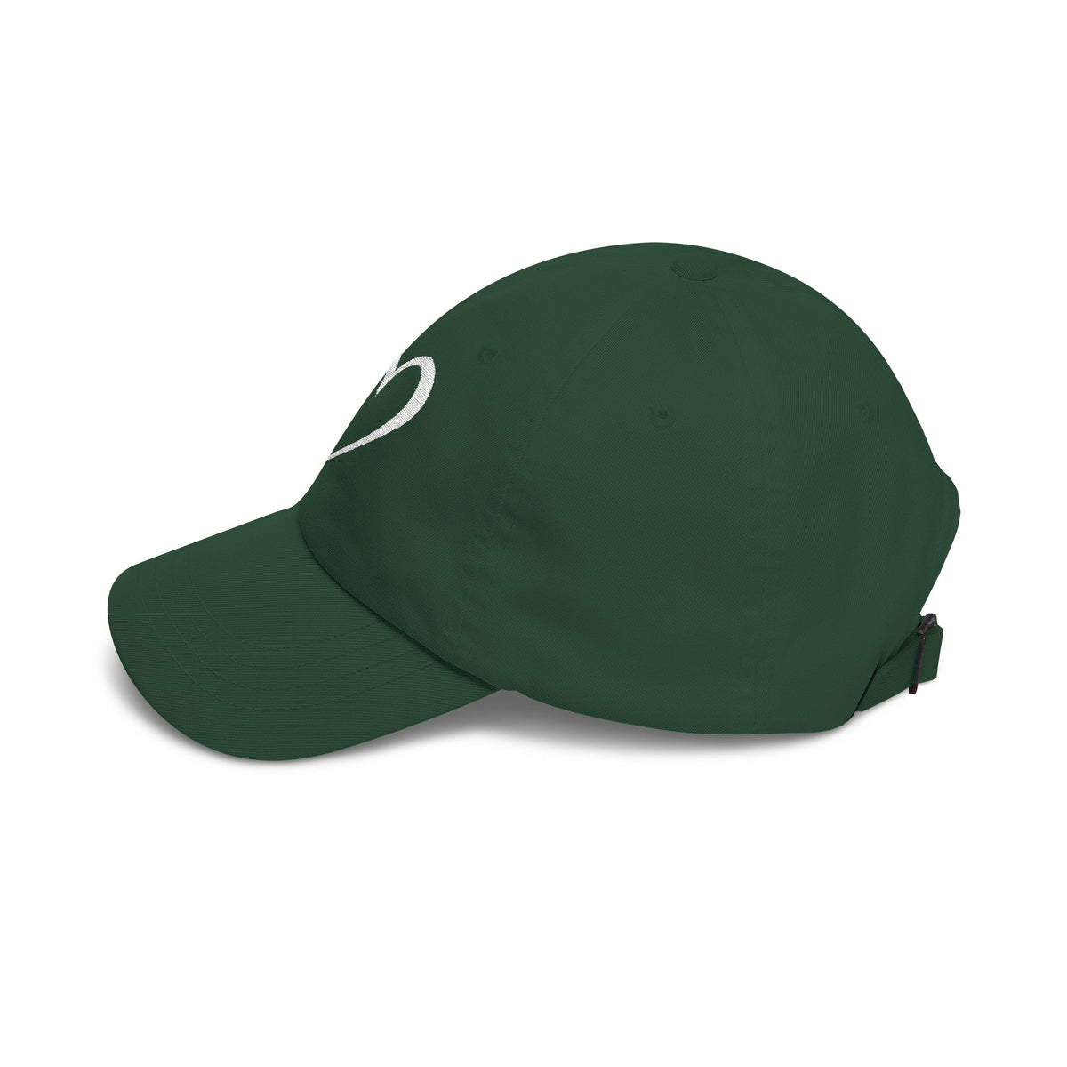 Heart Sketch Dad Cap — Minimalist Heart Embroidered Baseball Hat