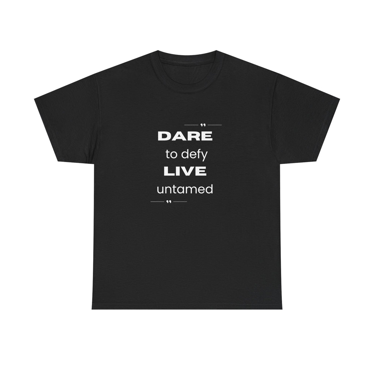 Dare to Defy Unisex Cotton Tee, Inspirational T-Shirt, for all Occasions