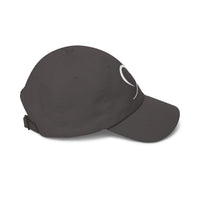 Heart Sketch Dad Cap — Minimalist Heart Embroidered Baseball Hat