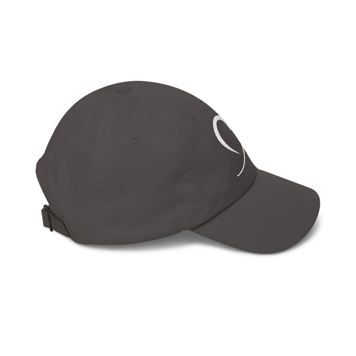 Heart Sketch Dad Cap — Minimalist Heart Embroidered Baseball Hat