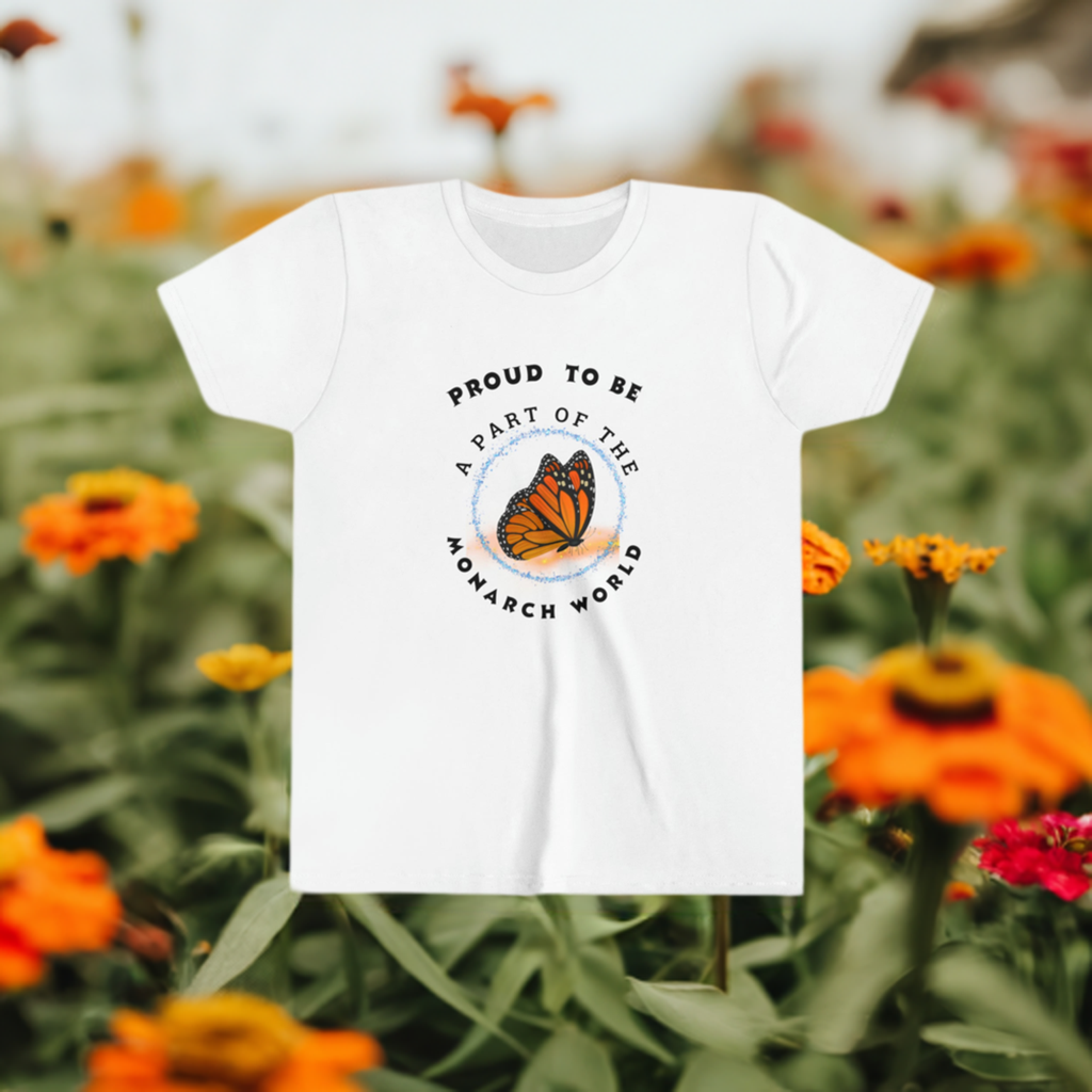 Youth hobby Monarch-Inspired Kids Short Sleeve T-Shirt