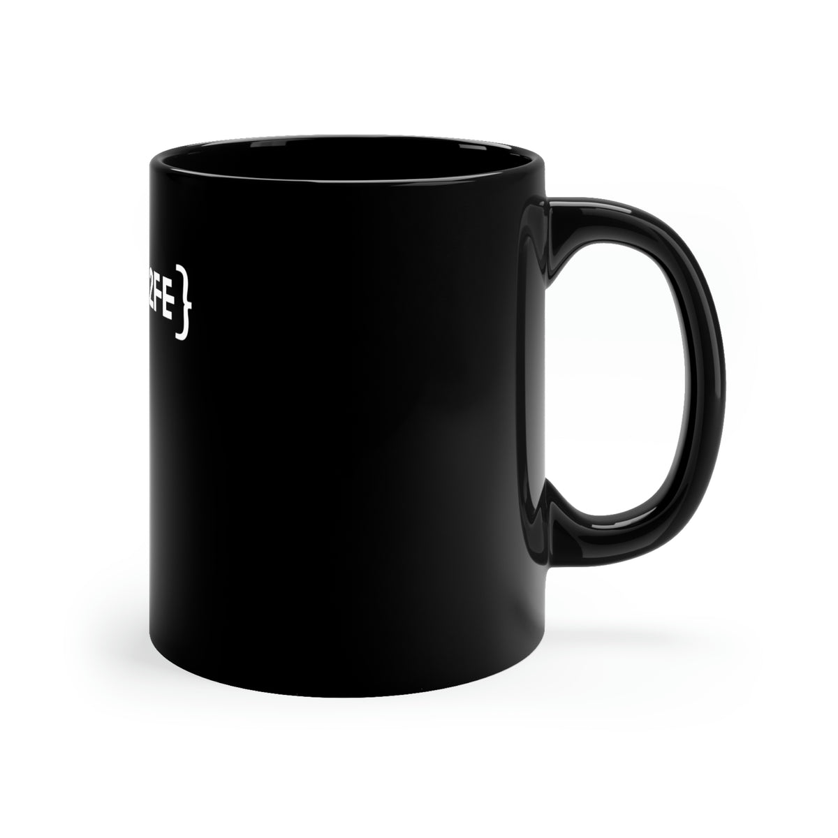 Ceramic CO+2FE 11oz Black Mug!