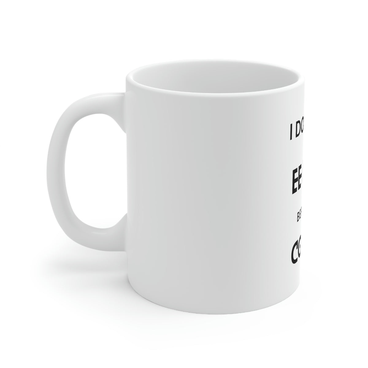 Custom White Ceramic Coffee Mug – 11oz